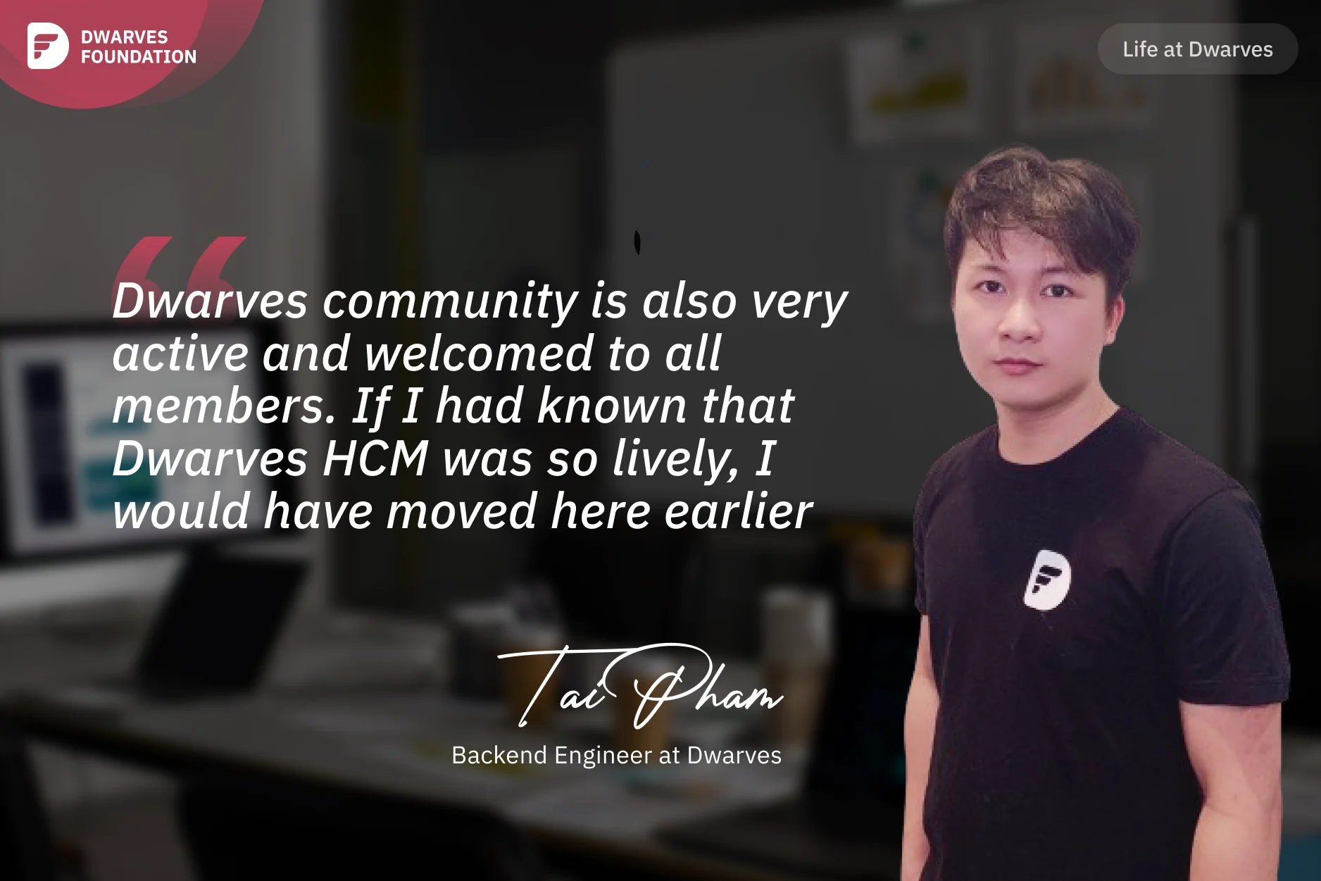 Tai Pham - Backend Engineer at Dwarves