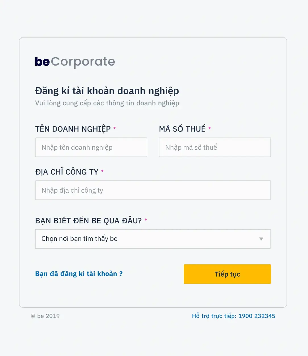 beCorporate service results